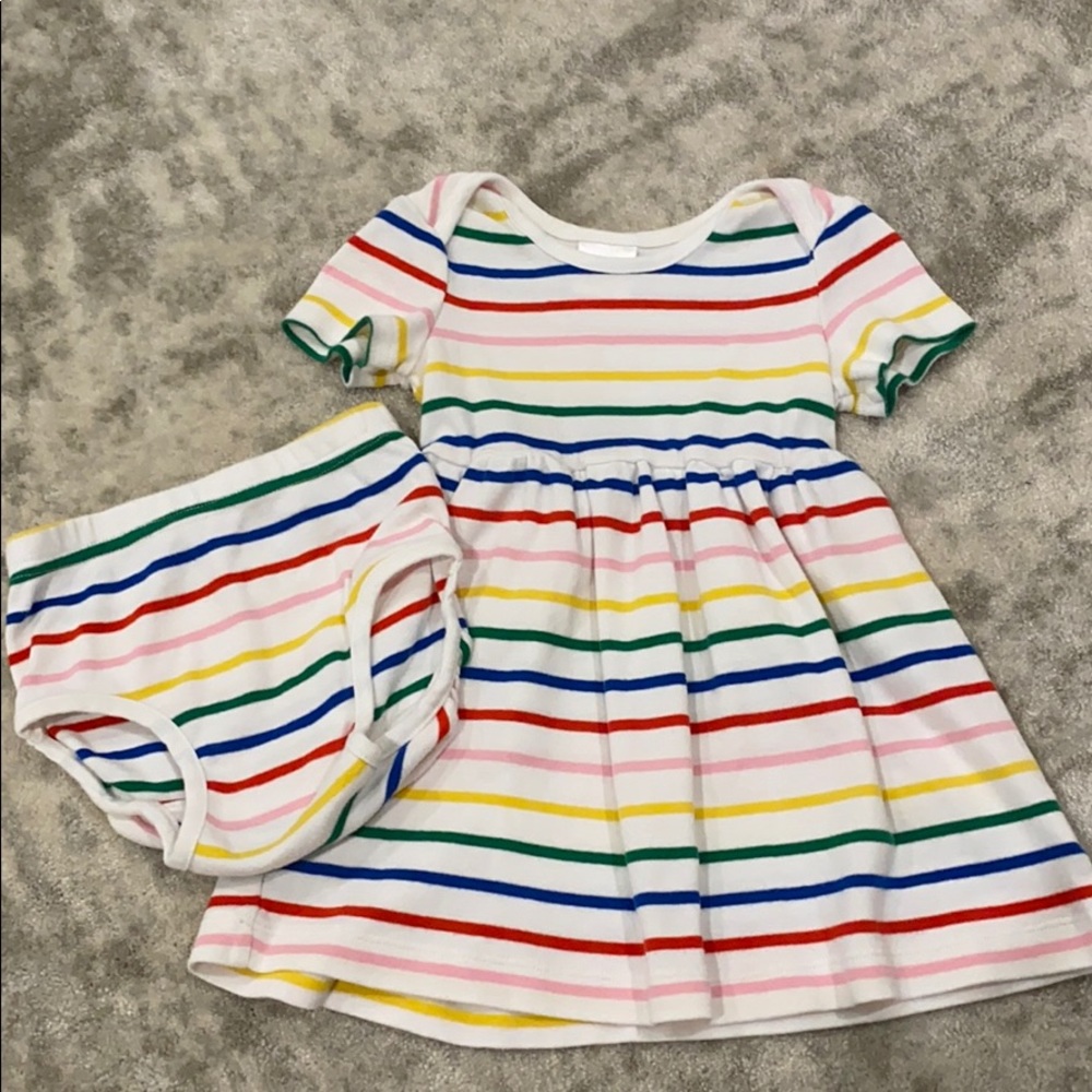 Hanna Andersson Dress and Bloomers